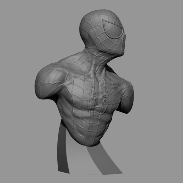 Spiderman Bust 3D Model Ready to Print