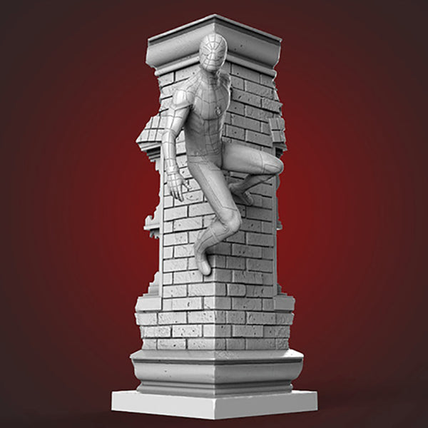 Spiderman Wall 3D Model Ready to Print