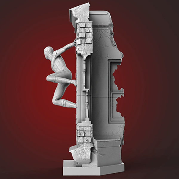 Spiderman Wall 3D Model Ready to Print