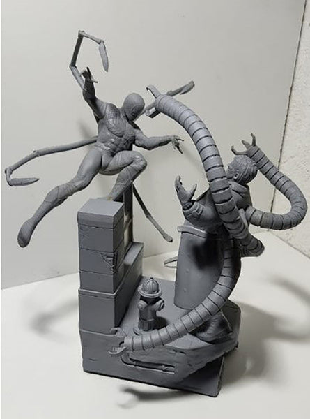 Spiderman vs Doctor Octopus 3D Model Ready to Print