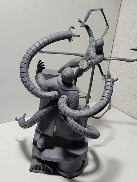 Spiderman vs Doctor Octopus 3D Model Ready to Print