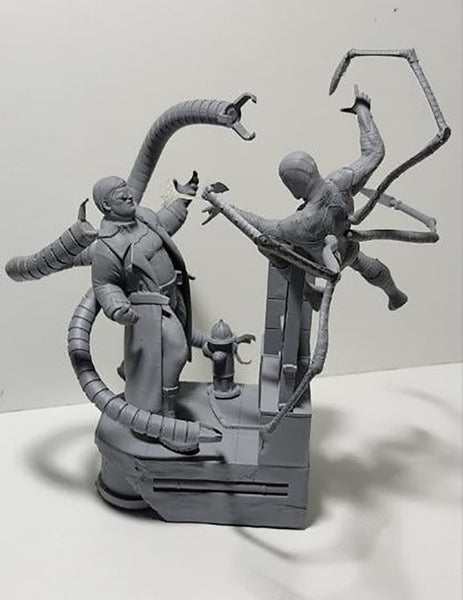 Spiderman vs Doctor Octopus 3D Model Ready to Print