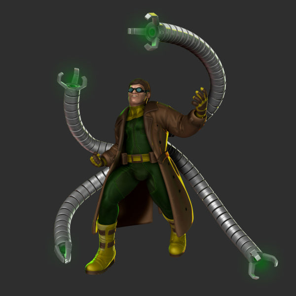 Spiderman vs Doctor Octopus 3D Model Ready to Print