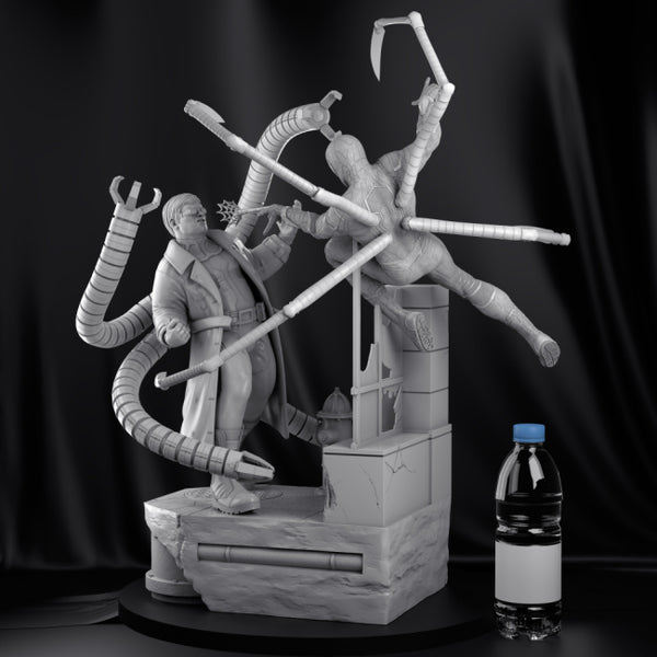 Spiderman vs Doctor Octopus 3D Model Ready to Print