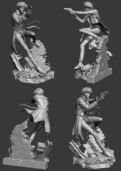 Spike Spiegel - Cowboy Bebop 3D Model Ready to Print