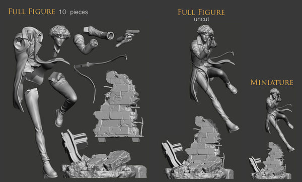 Spike Spiegel - Cowboy Bebop 3D Model Ready to Print