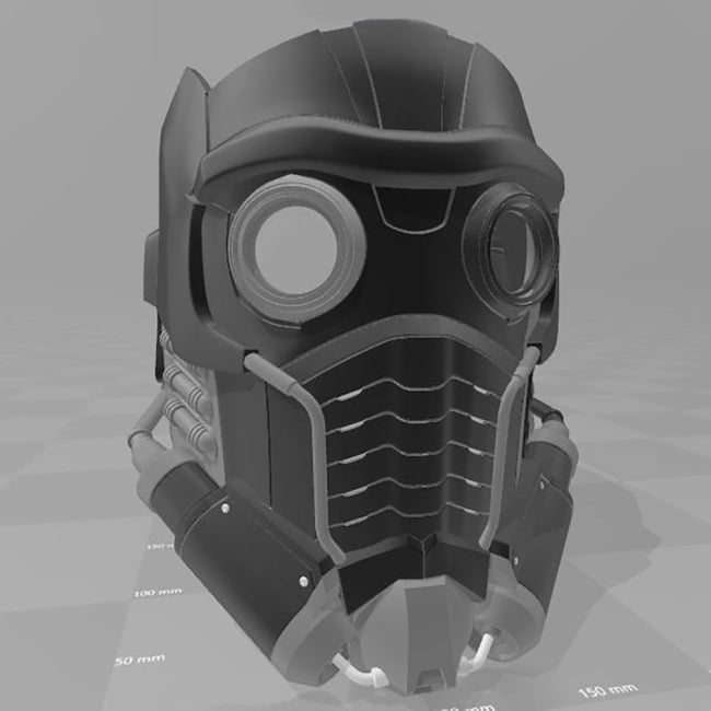 Star Lord Helmet 3D Model Ready to Print STL