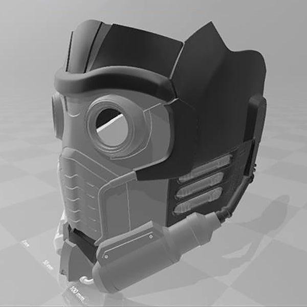 Star Lord Helmet 3D Model Ready to Print STL
