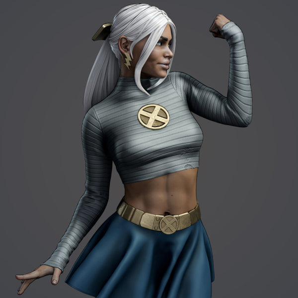 Storm in Senior Staff Uniform 3D Model Ready to Print