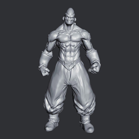 Super Buu Statue 3D Model Ready to Print