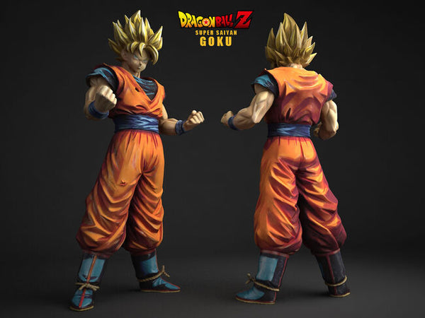 Super Saiyan Goku 3D Model Ready to Print