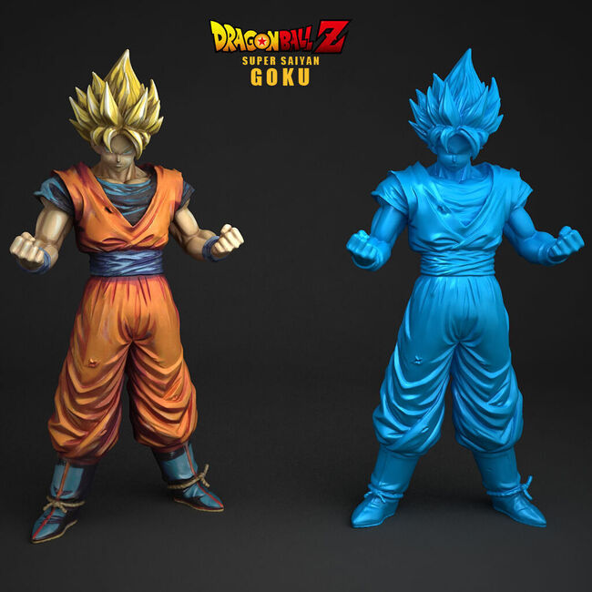 Super Saiyan Goku 3D Model Ready to Print