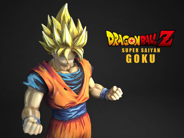 Super Saiyan Goku 3D Model Ready to Print