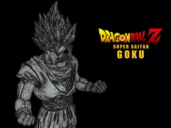 Super Saiyan Goku 3D Model Ready to Print