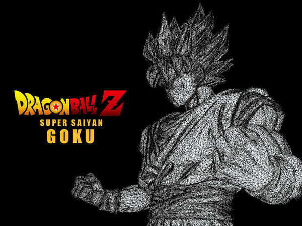 Super Saiyan Goku 3D Model Ready to Print