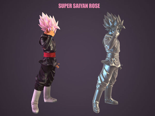Super Saiyan Rose 3D Model Ready to Print