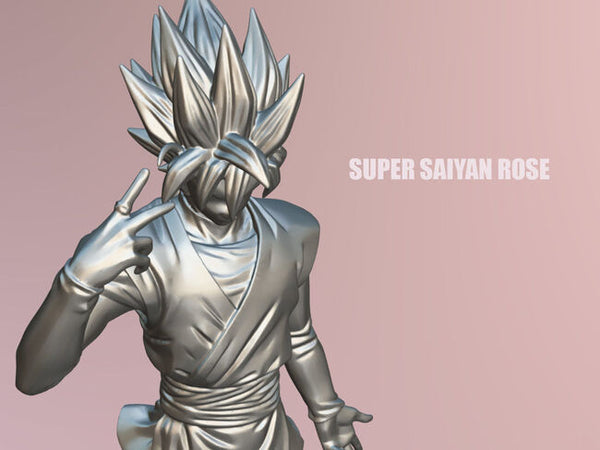 Super Saiyan Rose 3D Model Ready to Print