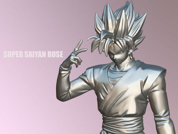 Super Saiyan Rose 3D Model Ready to Print