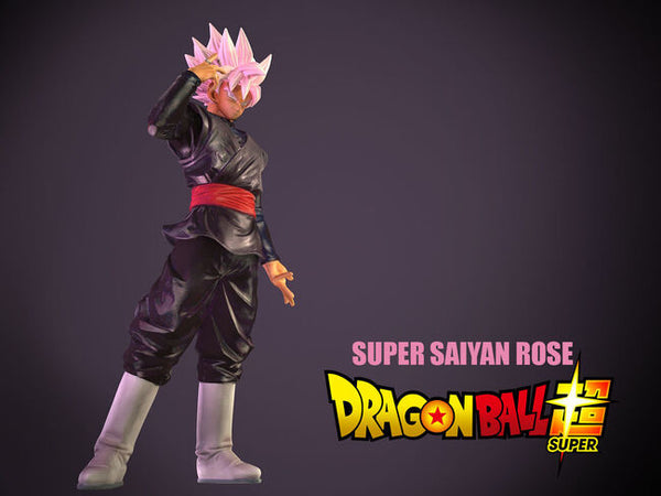 Super Saiyan Rose 3D Model Ready to Print