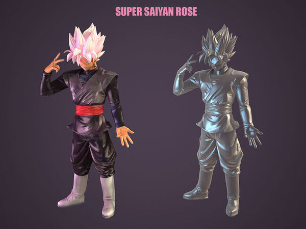 Super Saiyan Rose 3D Model Ready to Print