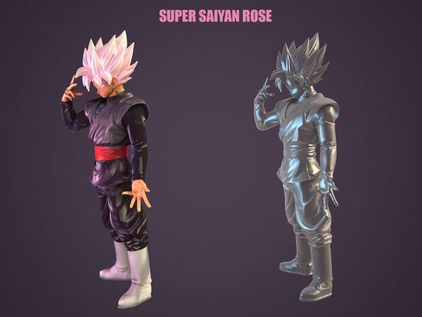 Super Saiyan Rose 3D Model Ready to Print