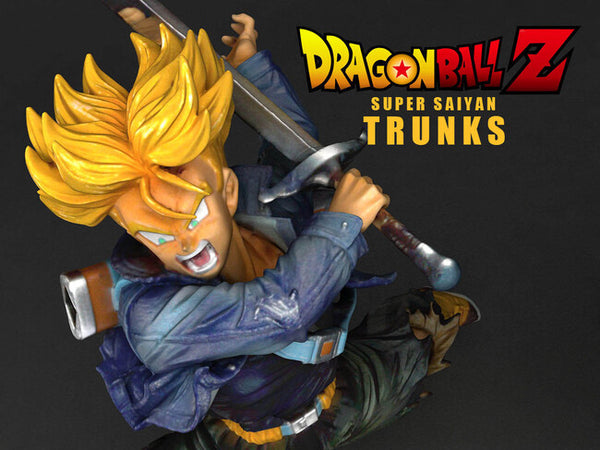 Super Saiyan Trunks 3D Model Ready to Print
