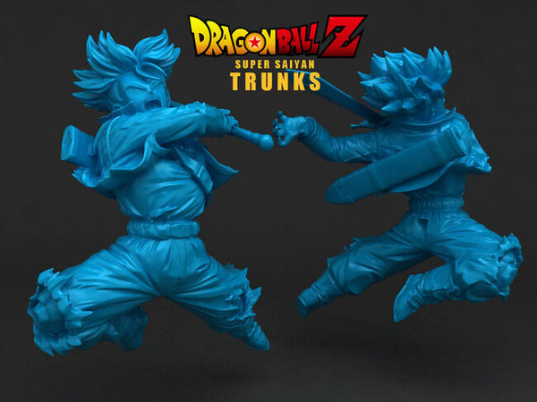 Super Saiyan Trunks 3D Model Ready to Print