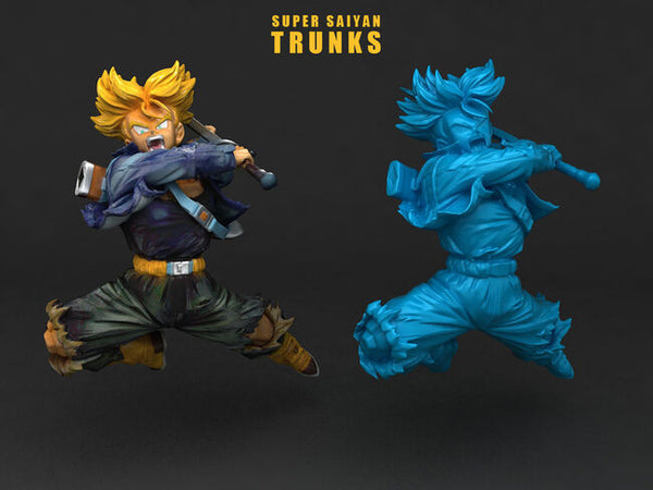Super Saiyan Trunks 3D Model Ready to Print