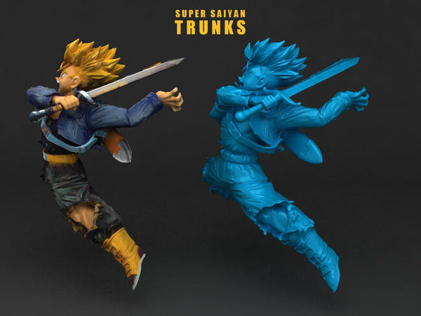 Super Saiyan Trunks 3D Model Ready to Print