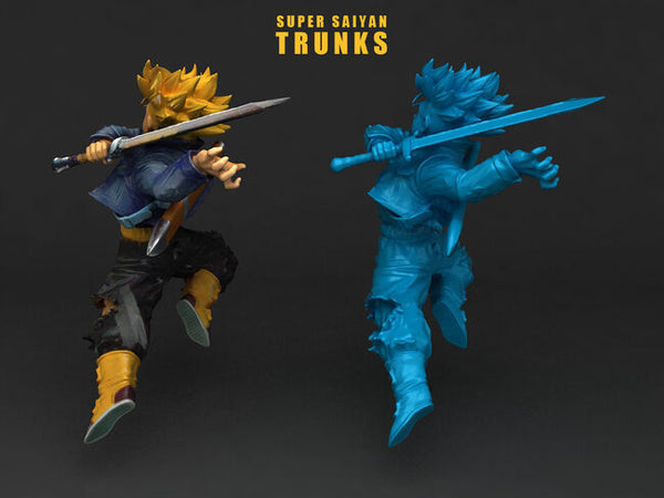 Super Saiyan Trunks 3D Model Ready to Print