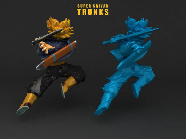 Super Saiyan Trunks 3D Model Ready to Print