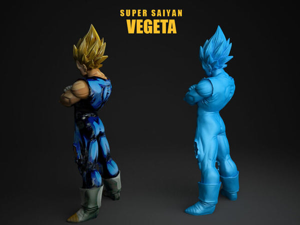 Super Saiyan Vegeta 3D Model Ready to Print