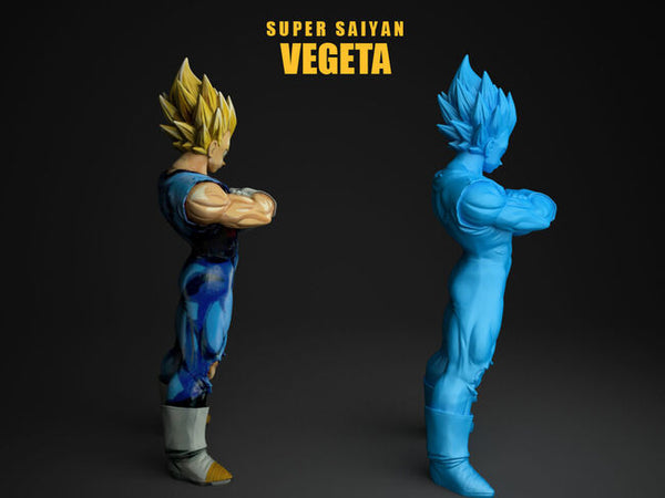 Super Saiyan Vegeta 3D Model Ready to Print