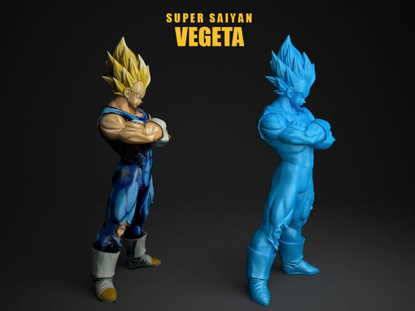 Super Saiyan Vegeta 3D Model Ready to Print