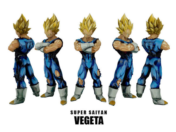 Super Saiyan Vegeta 3D Model Ready to Print