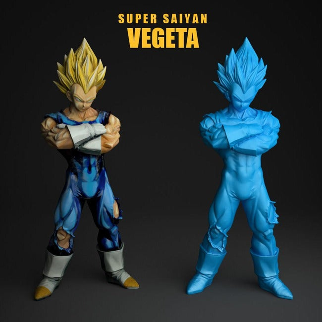 Super Saiyan Vegeta 3D Model Ready to Print