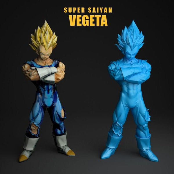 Super Saiyan Vegeta 3D Model Ready to Print