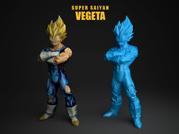 Super Saiyan Vegeta 3D Model Ready to Print