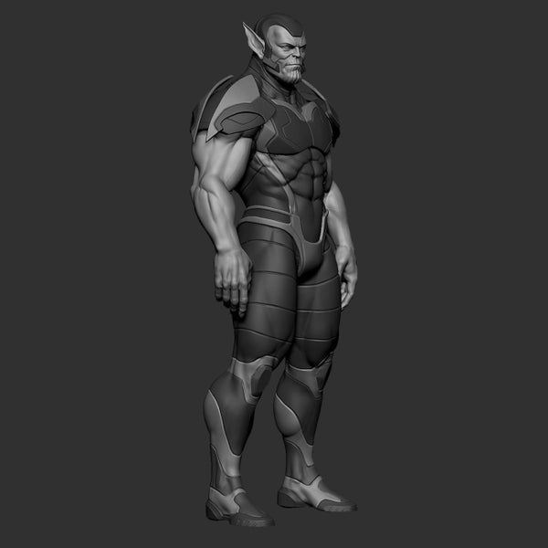 Super Skrull Figurines 3D Model Ready to Print