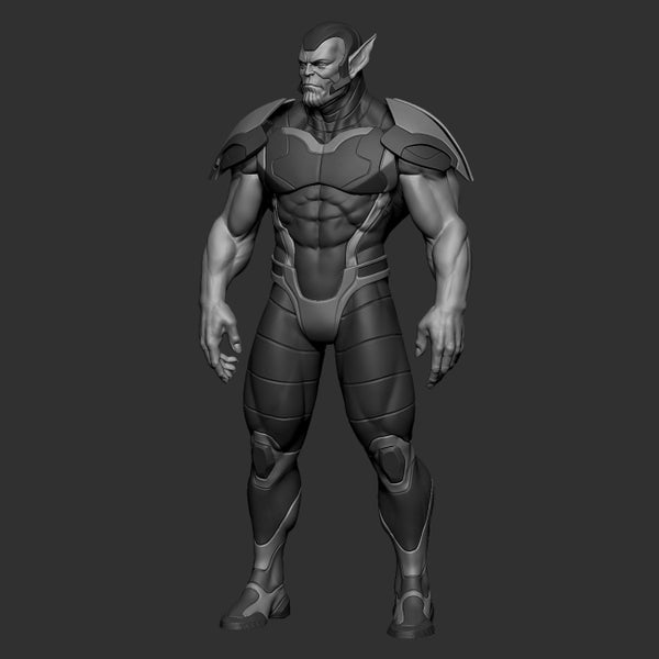 Super Skrull Figurines 3D Model Ready to Print