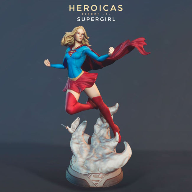 Supergirl Figure Dc Comic 3D Model Ready to Print