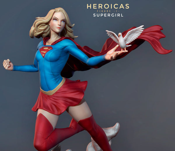 Supergirl Figure Dc Comic 3D Model Ready to Print