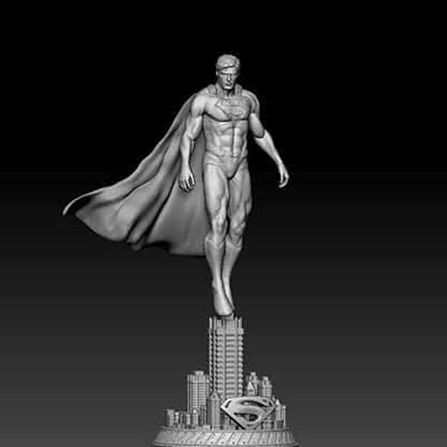 Superman Sculpt 3D Model Ready to Print