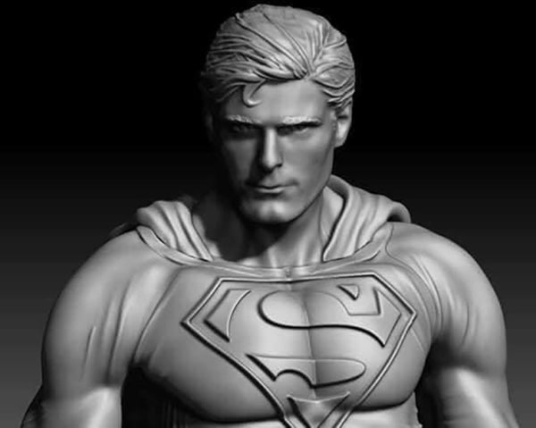 Superman Sculpt 3D Model Ready to Print