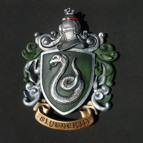 Syltherin Coat of Arms WallDesk Display - Harry Potter 3D Model Ready to Print