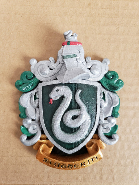 Syltherin Coat of Arms WallDesk Display - Harry Potter 3D Model Ready to Print