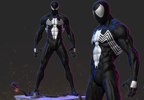 Symbiote Spiderman 3D Model Ready to Print