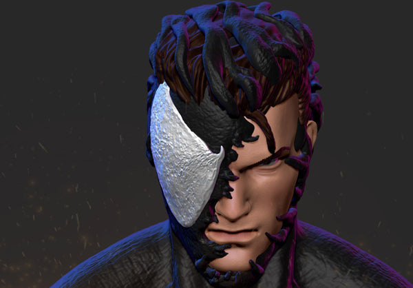 Symbiote Spiderman 3D Model Ready to Print