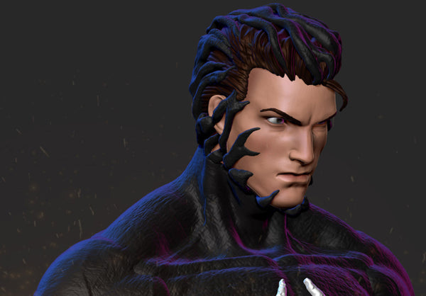 Symbiote Spiderman 3D Model Ready to Print