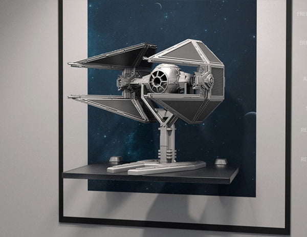 TIE Interceptor - Star Wars 3D Model Ready to Print